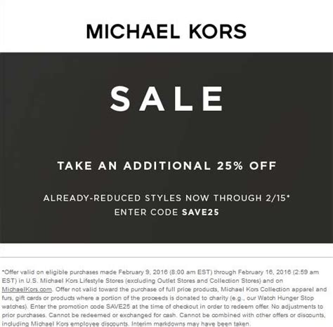 michael kors outlet discount coupon|michael kors discount code 2024.